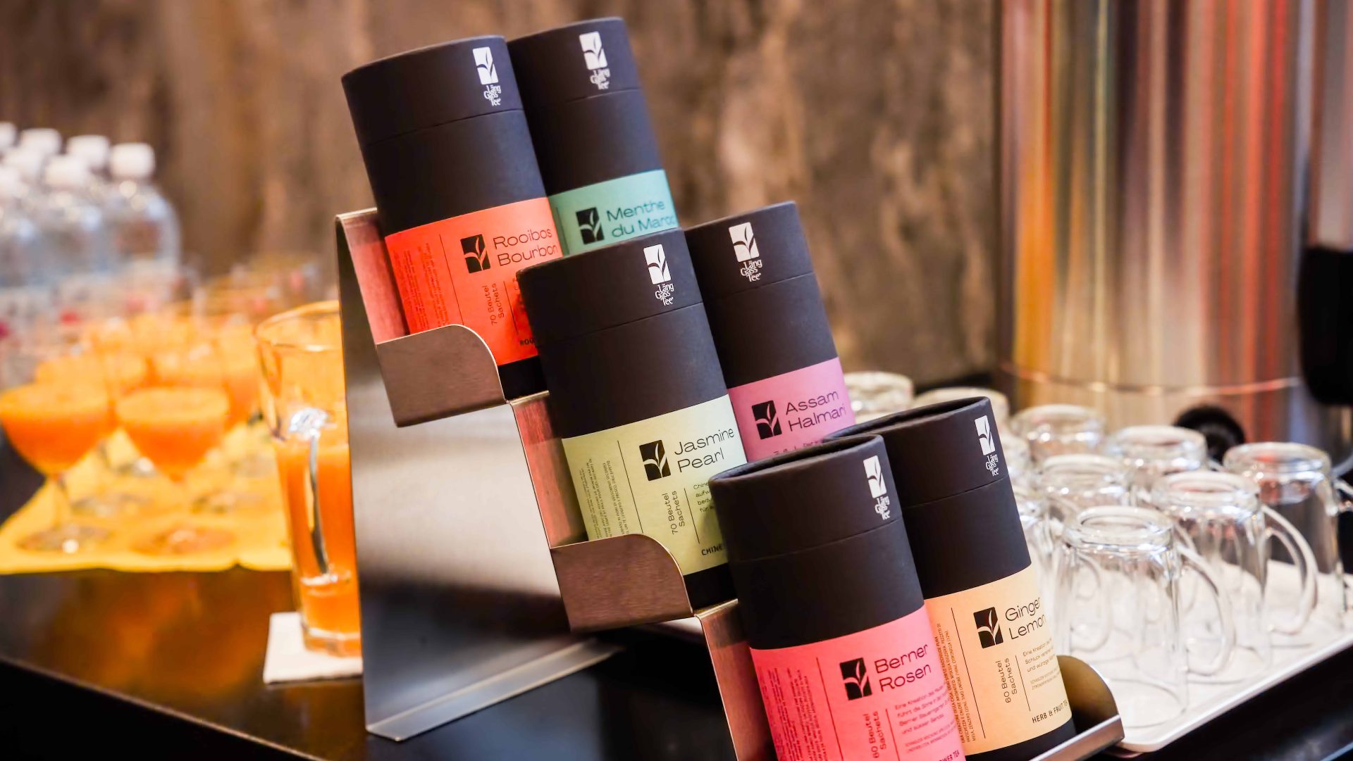 Kaffeepause Details und Erfrischungen