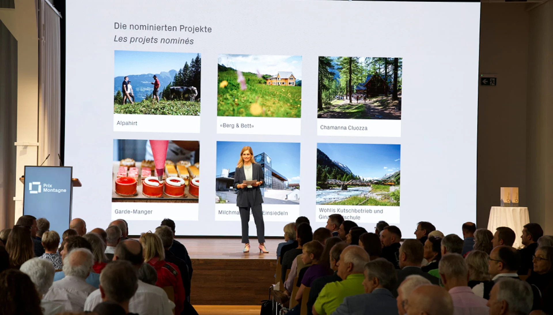 preisverleihung mit nominiertenprojekten